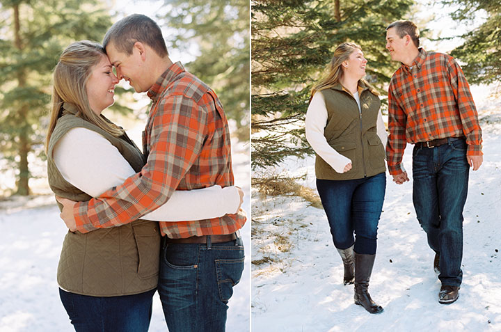 Amy Rae Photography // Country Winter Engagement Session Cannon Falls, Minnesota // www.amyraephotography.com