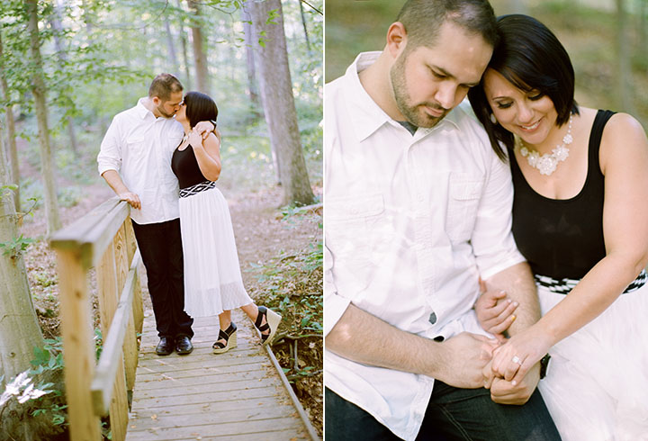 Ridley Creek State Park Engagement Photography // Amy Rae Photography // www.amyraephotography.com